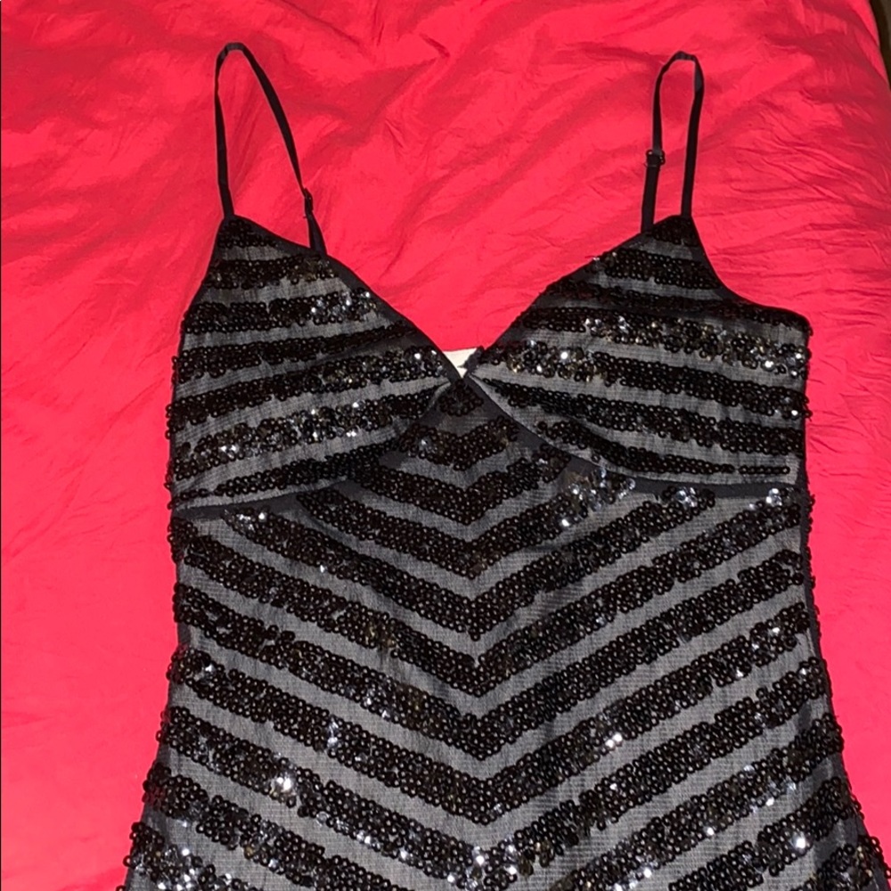 BLACK SPARKLE DRESS